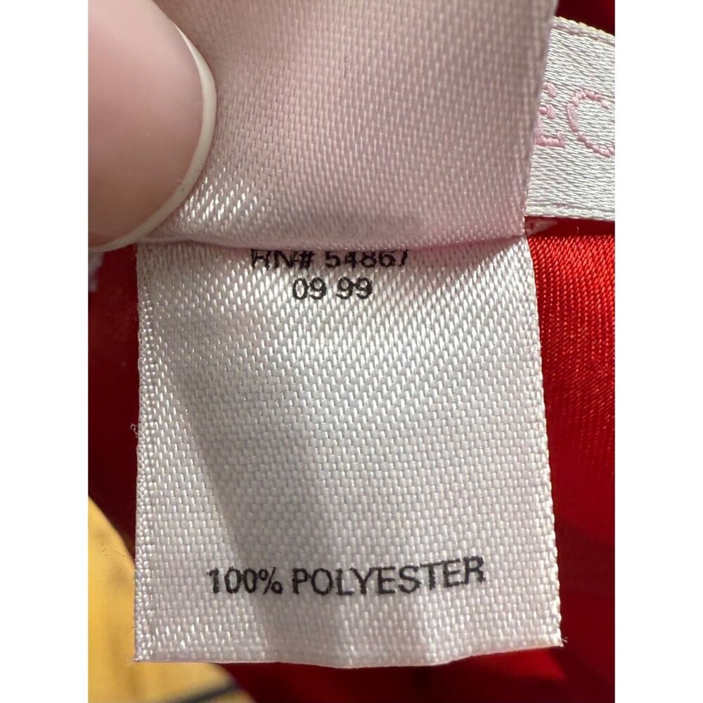 Vintage 1999 Victorias Secret Red Satin Sheer Babydoll Lingerie w/Bow Detail Y2K - Picture 15 of 16